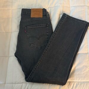 Levi's Men's Straight Jeans in Dark Gray